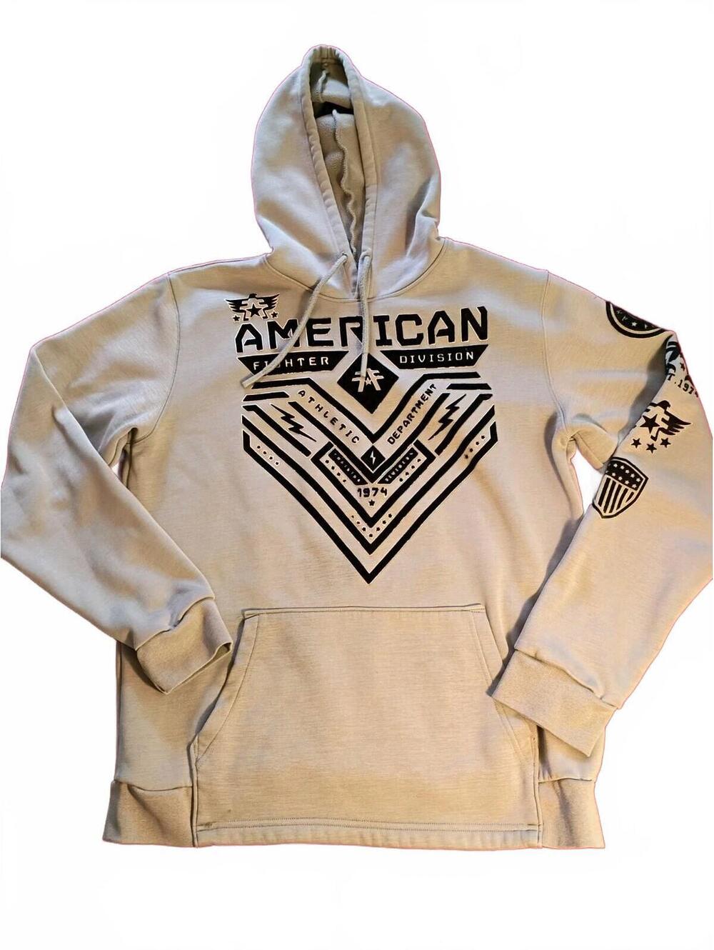 American Fighter Men's Pullover Hoodie with Graphic Print